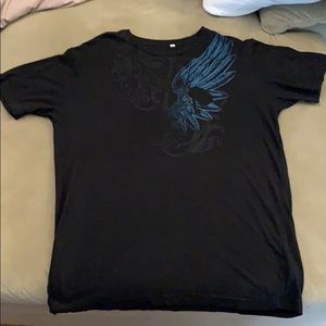 Guess Men’s Vintage Graphic T-Shirt XL BLk/BLU